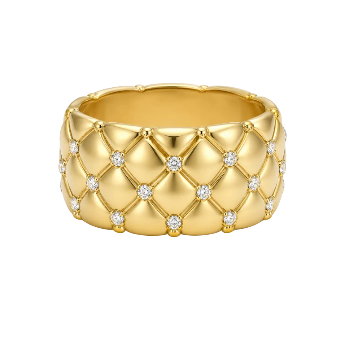Diamond Quilt Ring