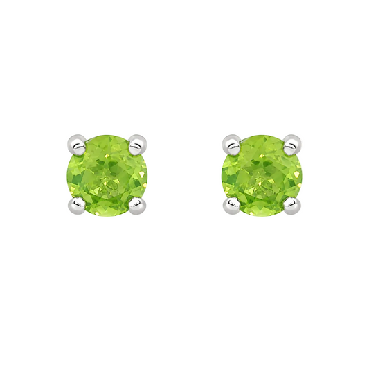 Peridot Stud Earrings