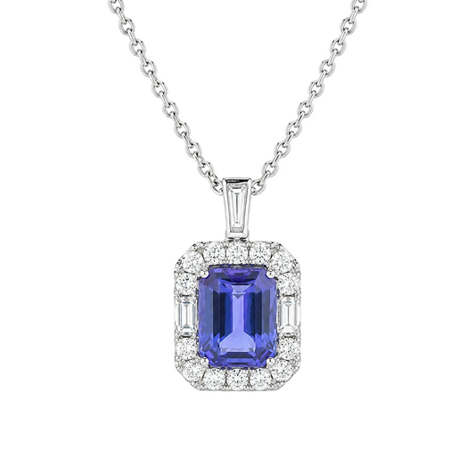 Tanzanite & Diamond Necklace