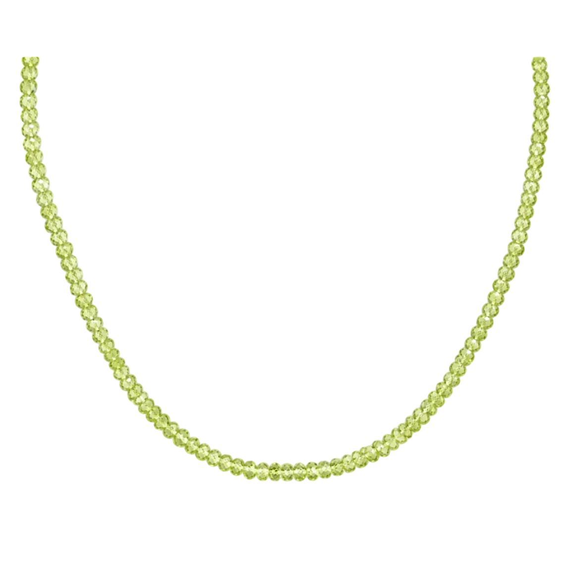Peridot Beaded Necklace
