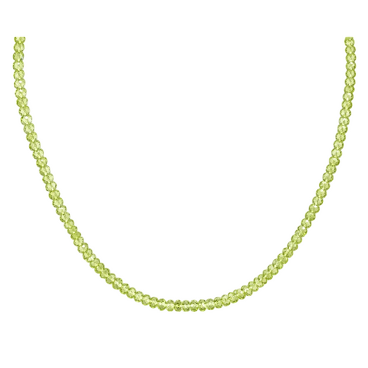 Peridot Beaded Necklace