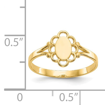 Baby Signet Ring-Engravable