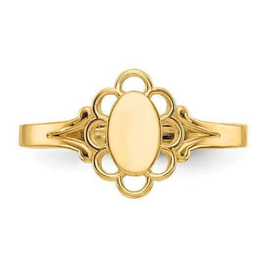 Baby Signet Ring-Engravable