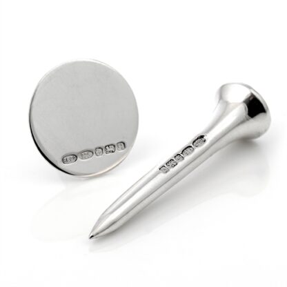 Sterling Silver Golf Tee & Marker Set