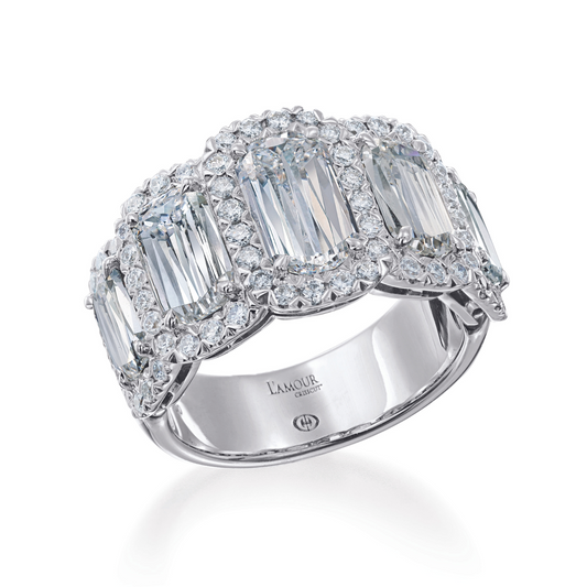 3.25ctw L'Amour Crisscut diamond band