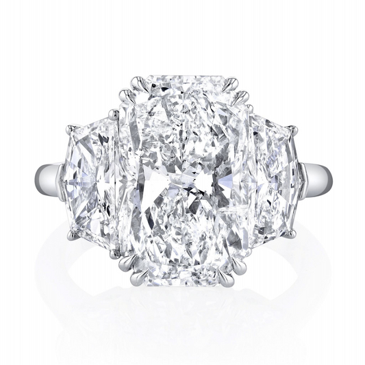 7ct radiant cut diamond ring