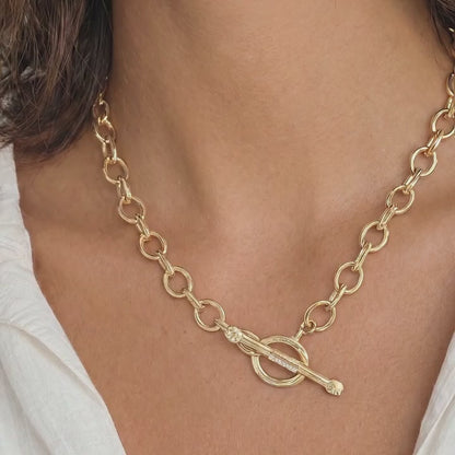 Gold Link Necklace