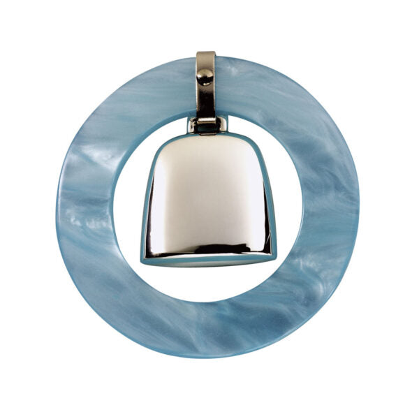 Teething Ring/Rattle-Blue